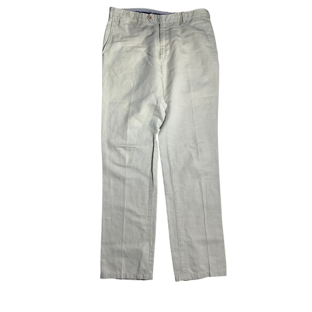 Boggi Milano Linen Blend Pants Men’s Size 50 — Casual, Lightweight, European